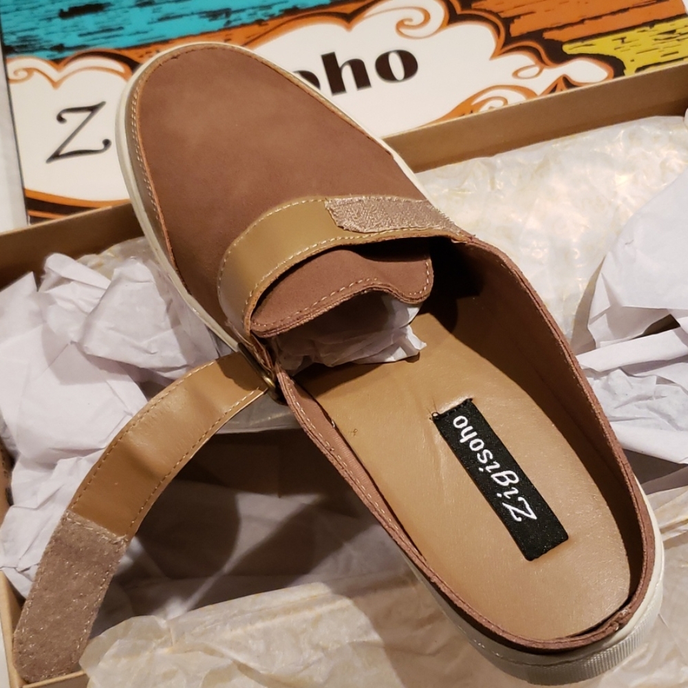 ZIGIsoho Ziginy Suede Leather Slip-On Sneaker Mule - Picture 8 of 11